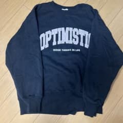 ネイビー スウェット OPTIMISTICのサムネイル