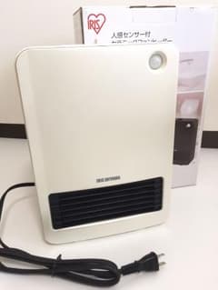 アイリスオーヤマ 人感センサー付 セラミックファンヒーター JCH-122Dのサムネイル