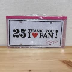 【匿名配送】安室奈美恵 25周年 ナンバープレート グッズ 安室ちゃんのサムネイル