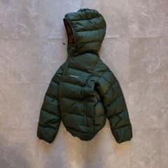 【極美品❗️】mont-bell ダウンジャケットS グリーン　モンベル　160 極美品❗️】mont-bell ダウンジャケットS グリーン モンベル 160