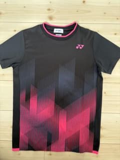 YONEX 半袖シャツ ブラック ピンク SSサイズのサムネイル