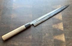 正本 築地 霞 柳刃 240mm 包丁 白鋼 和包丁 釣り 家庭用 薄口 - メルカリ