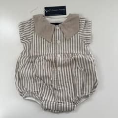ひ*長様 Maison Marelle ストライプロンパース 1moisのサムネイル