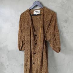 henrikvibskov 変形デザイン レオパード柄シャツ シルク100% | Mercari