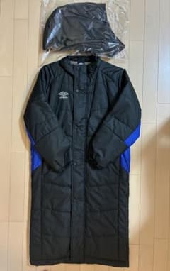 Umbro ベンチコート ブラック/ブルーのサムネイル