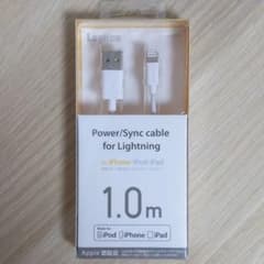 新品未開封　USBケーブル iPhone 充電器　1メートルのサムネイル