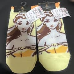 △ 신품 미사 Disney Princess 벨 양말 23-25cm