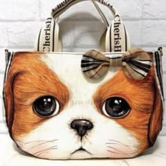 コヤンイサムチョン♡BIGフェイス♡あんこちゃん♡ラウンドトートバック