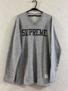 希少 Supreme フットボールシャツ サイズL シュプリーム ロンT - メルカリ
