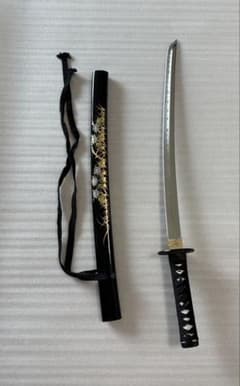 美品 薄刃 模造刀 黑鞘 蒔絵鞘 脇差 鞘付き長さ約70cm 26G11 - メルカリ
