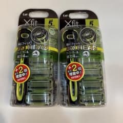KAI Xfit 5枚刃ホルダー 替刃6個入 2個セットのサムネイル