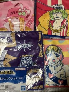 ワンピース　一番くじ　伝説の英雄 タオルコレクション 4点まとめ売り