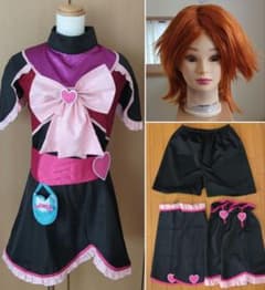 キュアブラック　コスプレ衣装　ふたりはプリキュアMAX Heart ウィッグ付き】ふたりはプリキュア Max Heart キュアブラック コスプレ