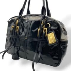 良品ドルチェアンドガッバーナ D&G エナメル トートバッグ レオパード Y2K 良品ドルチェアンドガッバーナ D&G エナメル トートバッグ レオパード
