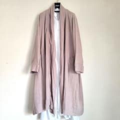 nest Robe リネン 硫化染め ガウン ロングコート ローブコート F nest Robe リネン 硫化染め ガウン ロングコート ローブコート F