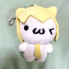かおもじん 奇ぐるみマスコット かおもじネコ 鏡音レン しょぼん 顔文字ーズ かおもじネコ 鏡音レン 顔文字 猫 ぬいぐるみ マスコット - メルカリ