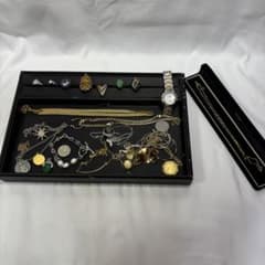 アクセサリー まとめ ネックレス リング 腕時計 大量 喜平 遺品整理