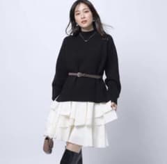 アプワイザーリッシェ イレヘムレイヤードミニワンピ S ブラック