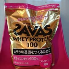 ザバス ホエイプロテイン100% ストロベリー風味(120食分)のサムネイル