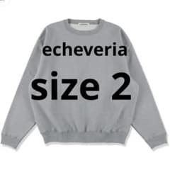 echeveria Elbow Stitch Crew Sweatグレーサイズ2 - メルカリ