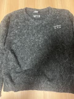 完売品】kutir シャギーニット セーター グレー - メルカリ