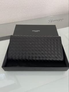 ★ クリスマスセール新品monte SPIGA 編み込みレザー長財布のサムネイル