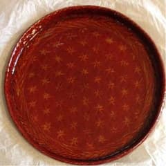 籃胎漆器お盆お値下げのサムネイル