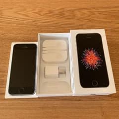 【simフリー済】iPhone SE Space Gray 64 GB auのサムネイル