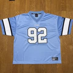 FUBU ライトブルー ゲームシャツ 92番 L FUBU ライトブルー ゲームシャツ 92番 L - メルカリ