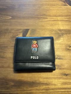 POLO ポロベア 三つ折り財布 ブラックのサムネイル