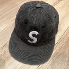 supreme washed denim s logo 6 panel capのサムネイル