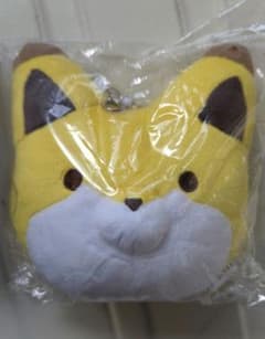 [미사용] 너구리와 여우 봉제 인형 패스 케이스