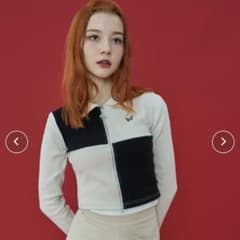 新品　韓国　NASTY FANCY CLUB パッチワークZIP タグ付きのサムネイル