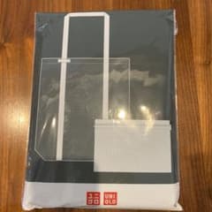 UNIQLO ノベルティ メッシュトートバッグ・保冷ポーチ グレーのサムネイル