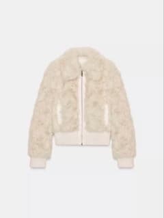 ZARA フェイクファー ボンバージャケットのサムネイル