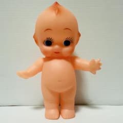 큐피 인형 와리코 리키 돼지 저금통 레트로 참신