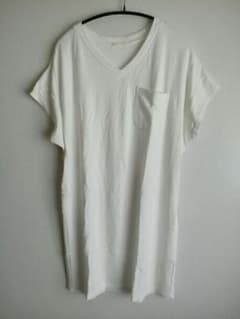 GU ロングTシャツ　白のサムネイル