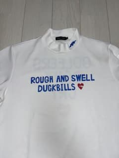 rough and swell duckbills XL ホワイトシャツ rough and swell モックネックTシャツ XL ホワイト - メルカリ