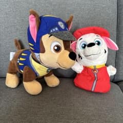 パウ・パトロール ぬいぐるみ チェイス マーシャル 2種