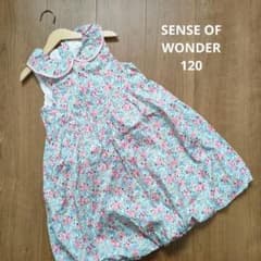 SENSE OF WONDER ノースリーブワンピース 120cm 花柄のサムネイル