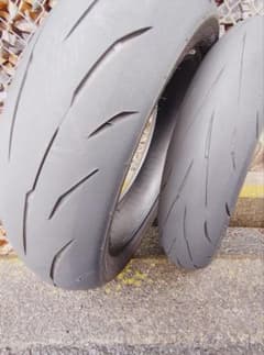 ダンロップ Q5A 120/70ZR17 160/60ZR17 - メルカリ