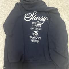 Stussy ジップアップパーカー ネイビーのサムネイル