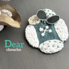 ⑦78 ミナペルホネン ブローチアクセサリー ハンドメイド - メルカリ