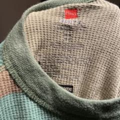 Supreme Hanes サーマル カモ ロンT Mサイズ 迷彩 - メルカリ