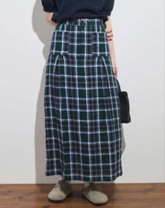 【美品】figlondon フィグロンドン　oliveskirtチェックスカート fig London（フィグロンドン）の「uneven skirt（スカート）」 - WEAR