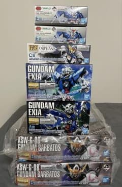 新品】ガンダム一番くじ エクシア バルバトス セット【ガンプラ