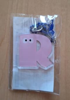 アクリルキーホルダー イニシャルR ピンクのサムネイル