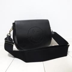 アニヤハインドマーチ ショルダーバッグ 黒 Ebury satchel wink - メルカリ