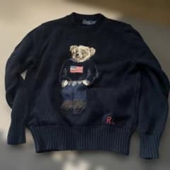 Polo Ralph Lauren ネイビー 長袖セーター Mのサムネイル
