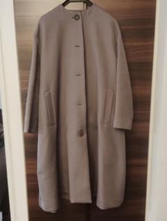 最終値下げ】ミナペルホネン ロングコート グレー 40サイズ bedrock